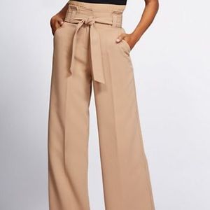Wide Leg Paper Bag Pants Gabrielle Union NY & Co
